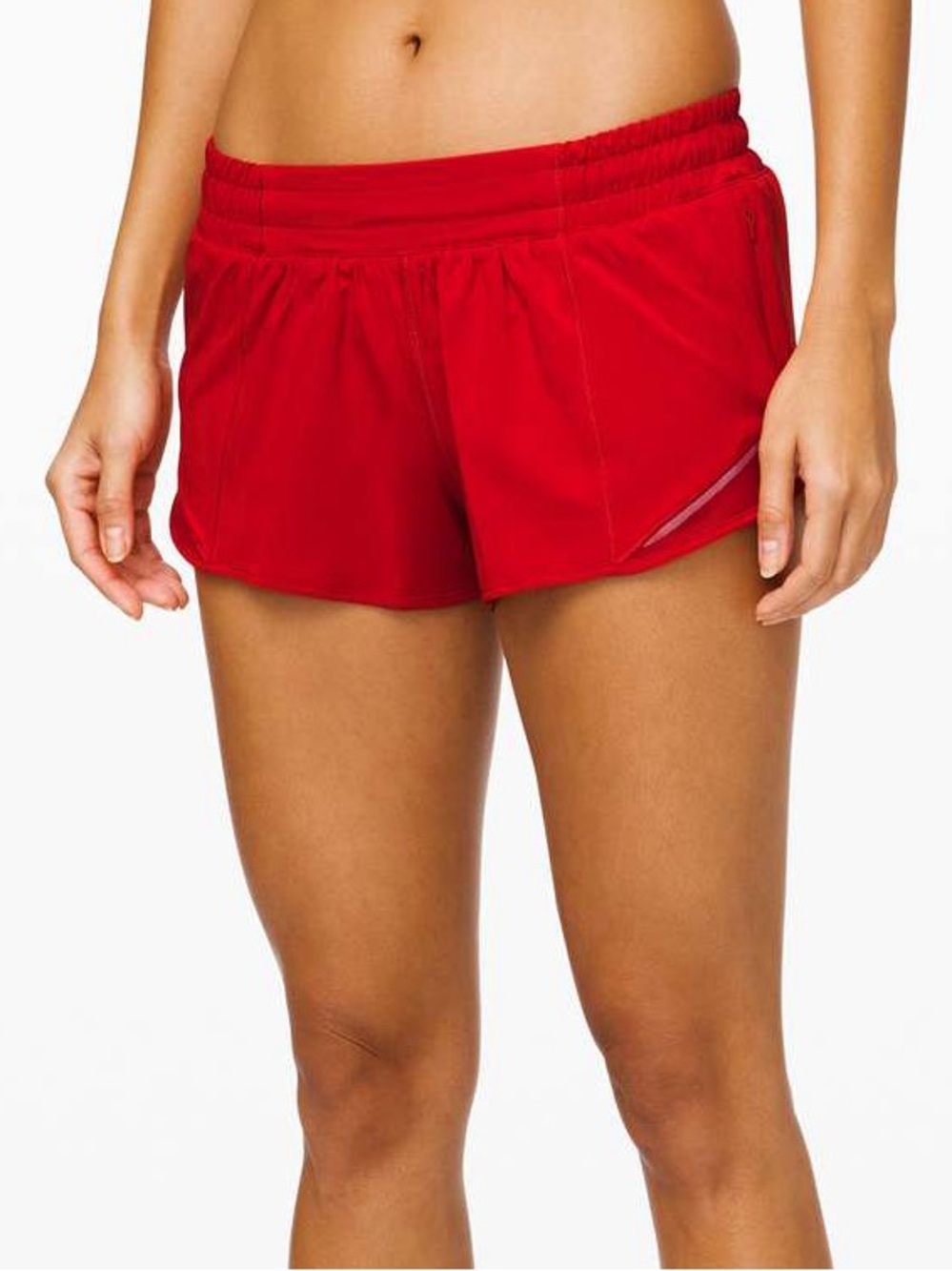 Lululemon Hotty Hot Red Shorts